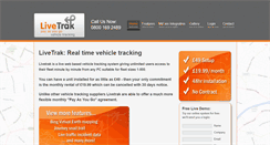 Desktop Screenshot of livetrak.co.uk